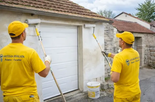 Travaux façade à Orval (18200) avec finition sans traces – Façadier Peintre 18